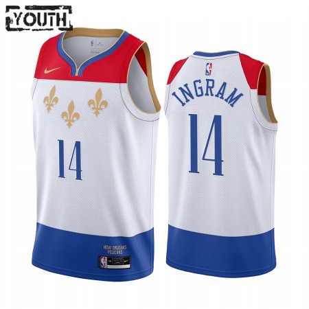 Maglia NBA New Orleans Pelicans Brandon Ingram 14 2020-21 City Edition Swingman - Bambino